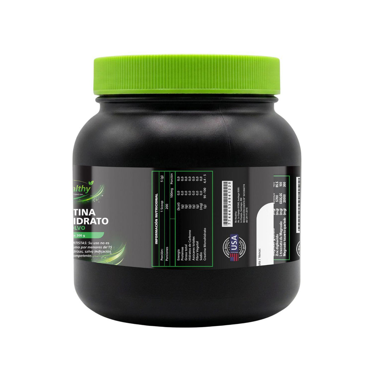 Creatina Monohidrato En Polvo 300gr  Be Healthy