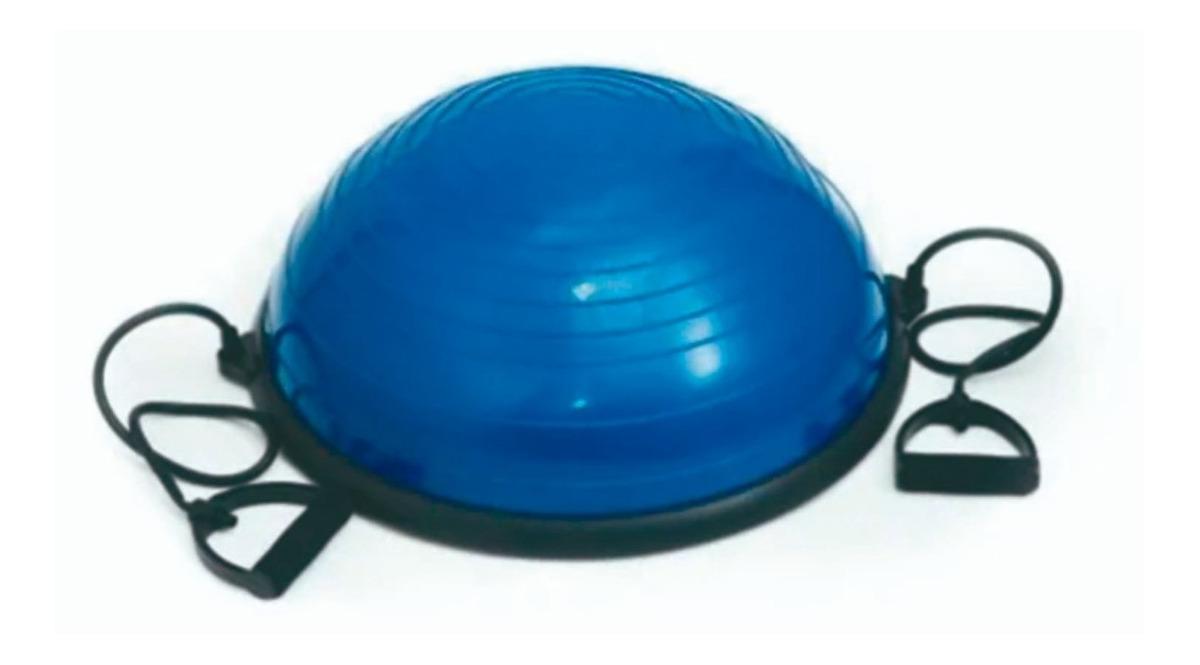 Balon Bosu 60cm + Manillas+Inflador Boost Fitness