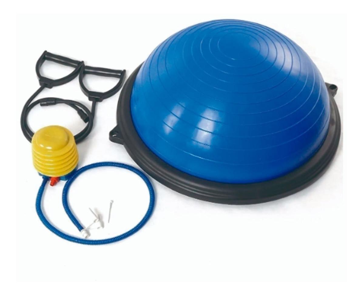 Balon Bosu 60cm + Manillas+Inflador Boost Fitness