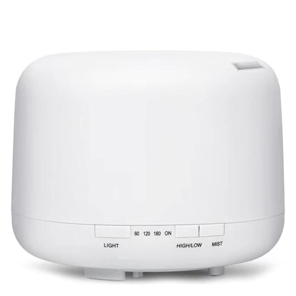 Humidificador Ultrasonico Difusor 500ml + 5 Esencias De Regalo 10ml c/u