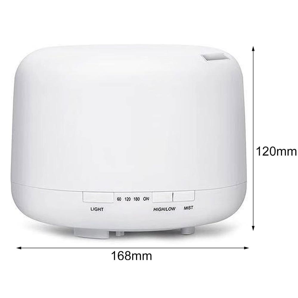 Humidificador Ultrasonico Difusor 500ml + 5 Esencias De Regalo 10ml c/u