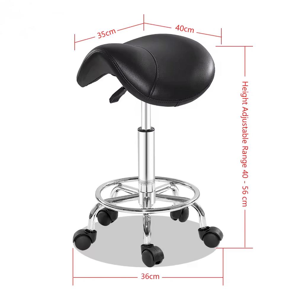 Piso Taburete Ergonómico Con Ruedas C2