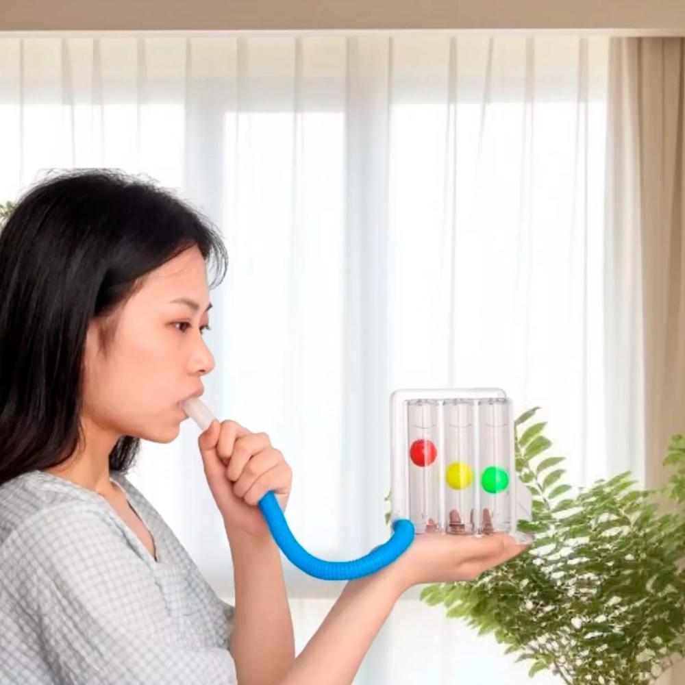 Triflo Ejercitador Pulmonar - Transparente
