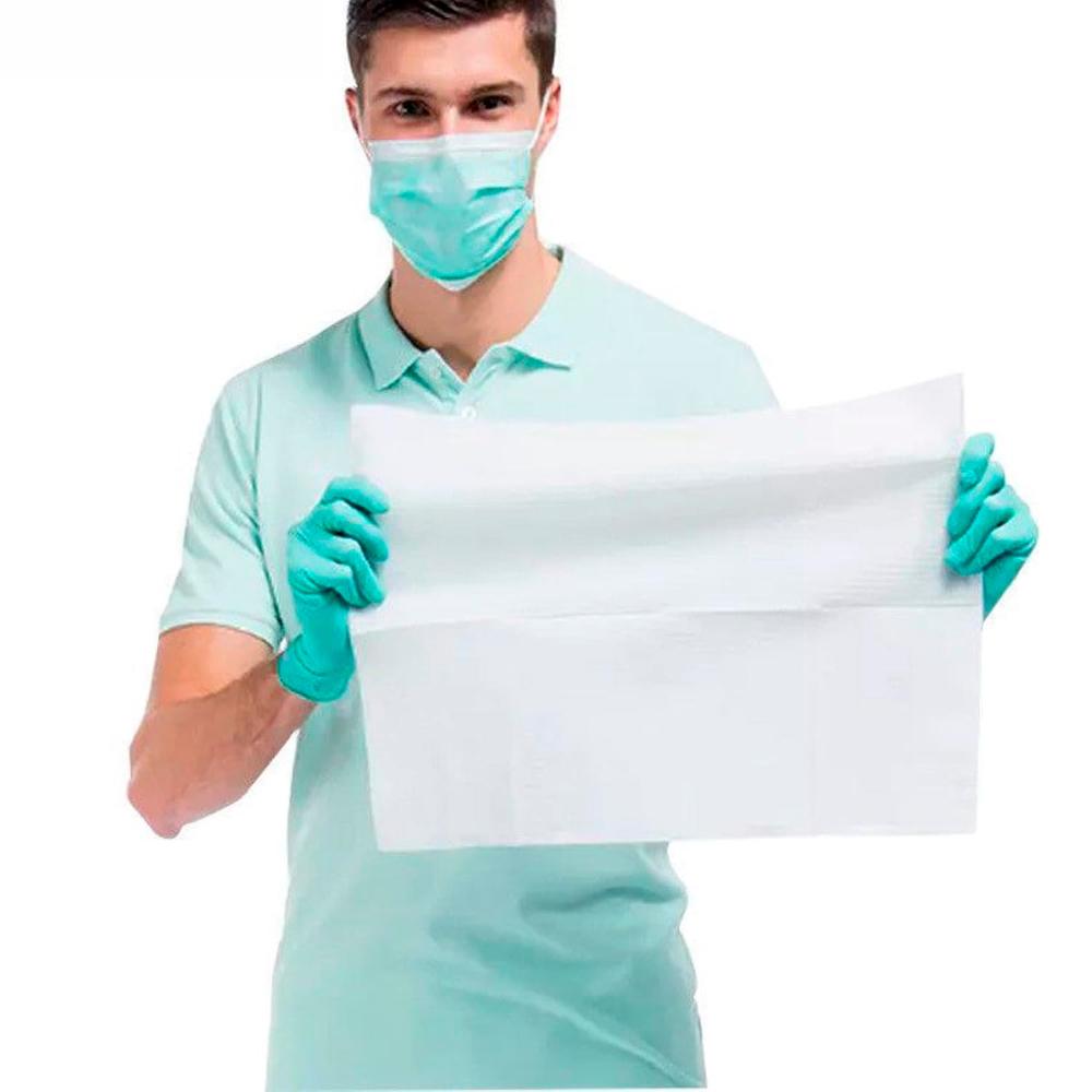 Babero Dental Impermeable Campo De Trabajo 125 Uni