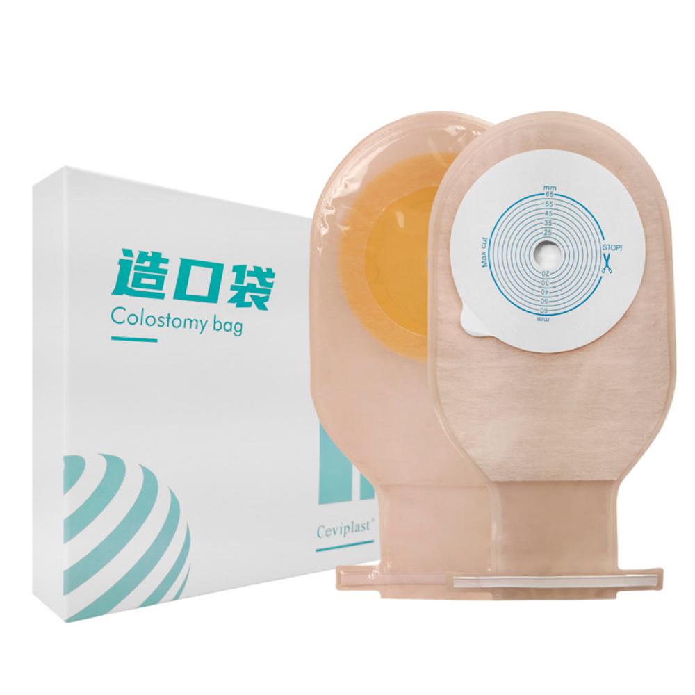 10x Bolsa Colostomía Drenable Con Filtro Anti Olor Y Gases - Transparente