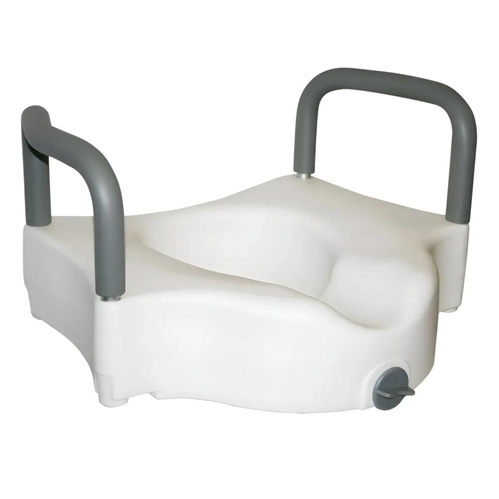 Alza Baño Wc Con Apoya Brazos Color Blanco