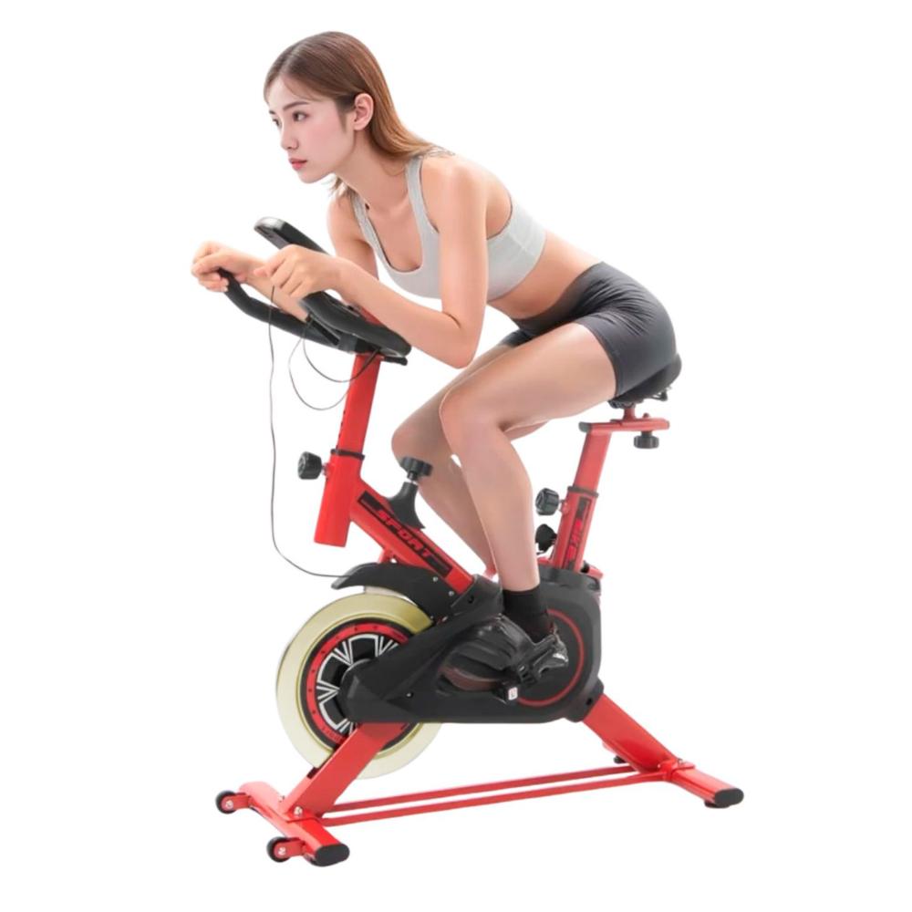 Bicicleta Spinning Estática Con Monitor Ejercicio Profesional Boost Fitness