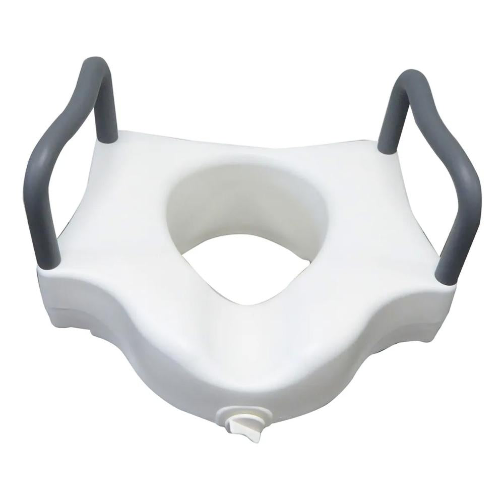 Alza Baño Wc Con Apoya Brazos Color Blanco