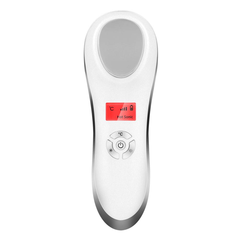 Masajeador Facial Eléctrico Ultrasónico Crioterapia Hot&amp;cool