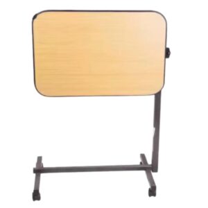 Mesa Auxiliar Con Ruedas Para Cama Clínica - Café - Imagen 5
