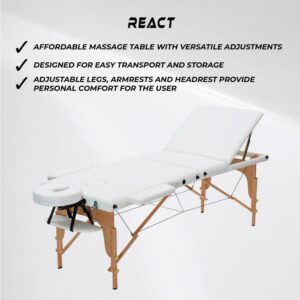 Camilla para Masajes De 3 Cuerpos Portátil - Imagen 7