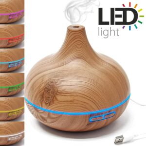 Humidificador Purificador De Aire 500ml + 12 Esencias - Imagen 7
