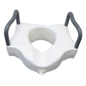 Alza Baño Wc Con Apoya Brazos Color Blanco - Imagen 6