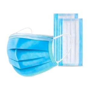 Mascarilla 3 pliegues grado Médico x 50 unidades - Azul - Imagen 4